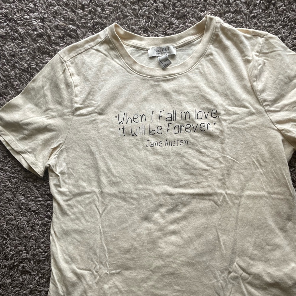 Short sleeve light yellow shirt